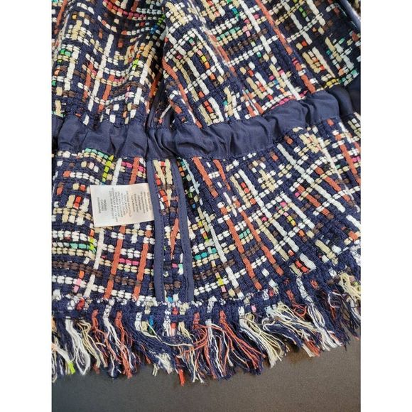 Halogen Women's Long Sleeves Zipped Up Plaid Tweed Multicolor Jacket Size S - Picture 13 of 13